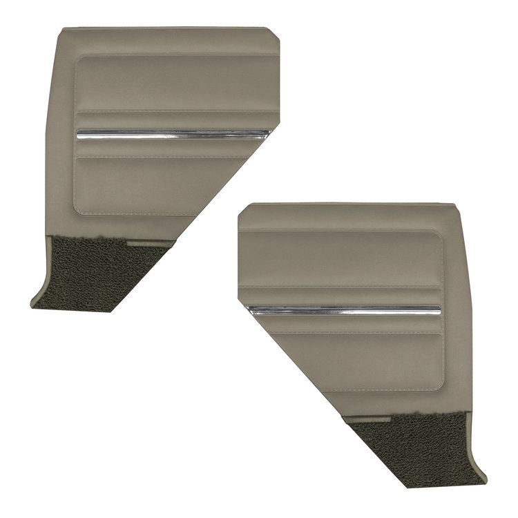DO65CL00050610 65 DART GT CONVERTIBLE REAR PANELS - METALLIC FAWN