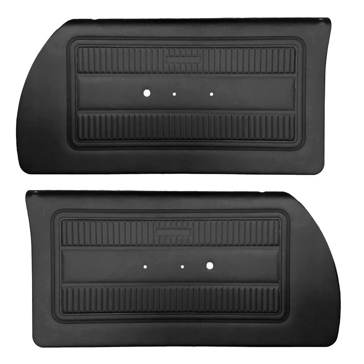 DO65CR00010100-PA 65 SATELLITE FRT PRE-ASSEMBLED DOOR PANELS - BLACK