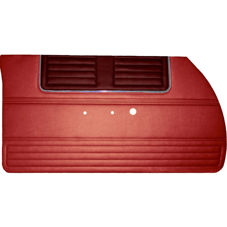 DO65CR20012535 65 BELVEDERE BENCH FRONT PANEL MEDIUM RED/CRIMSON RED