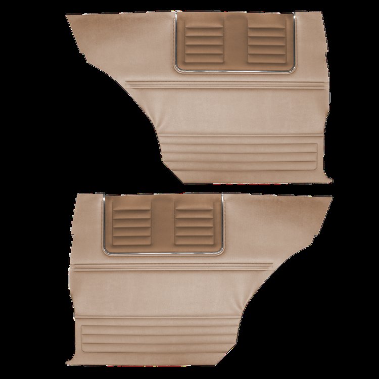 DO65CR20048625 65 BELVEDERE BENCH HTP REAR PANELS - DARK GOLD/GOLD