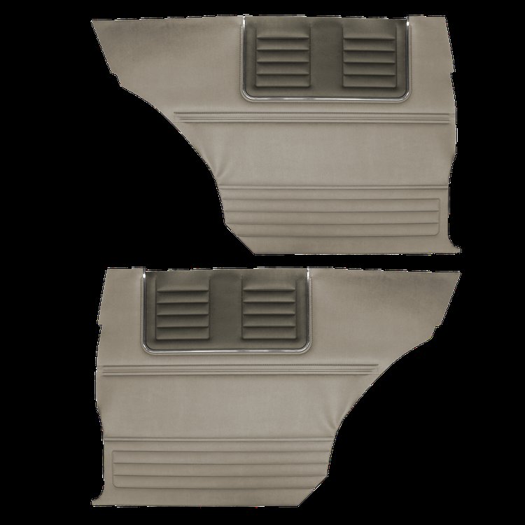 DO65CR20048692 65 BELVEDERE BENCH HTP REAR PANELS DARK BROWN/MET FAWN