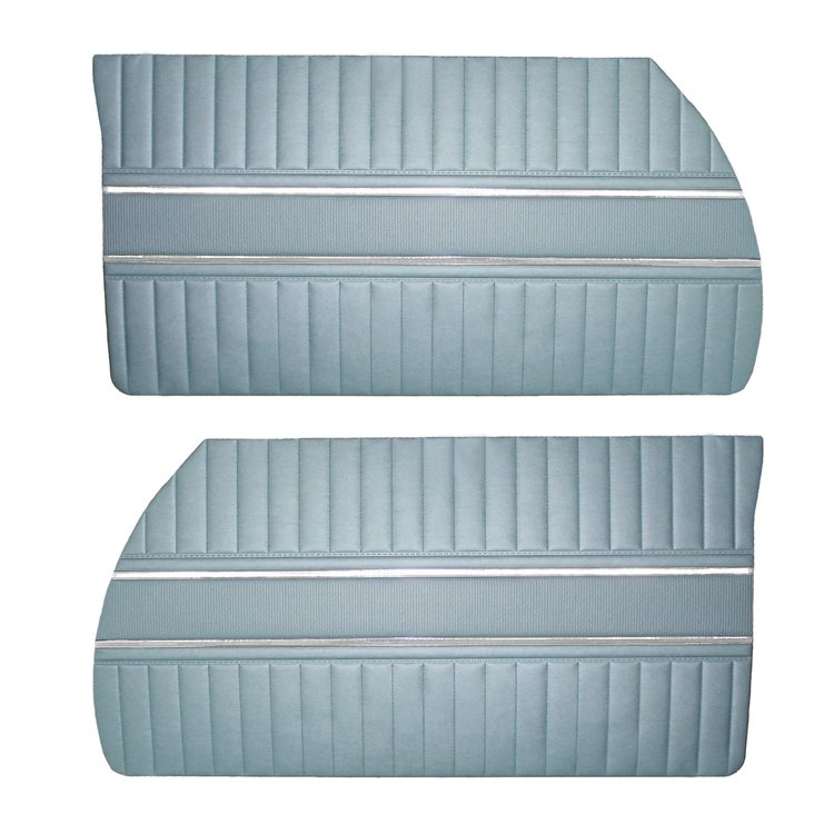 DO65CW00020314 65 CORONET 440 DOOR PANELS - METALLIC BLUE