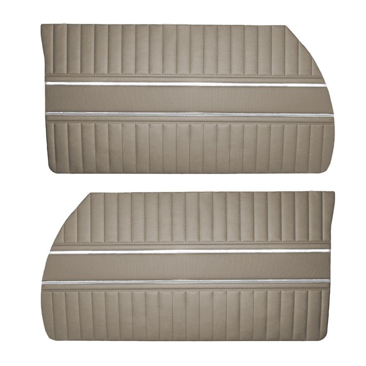 DO65CW00020610 65 CORONET 440 DOOR PANELS - METALLIC FAWN