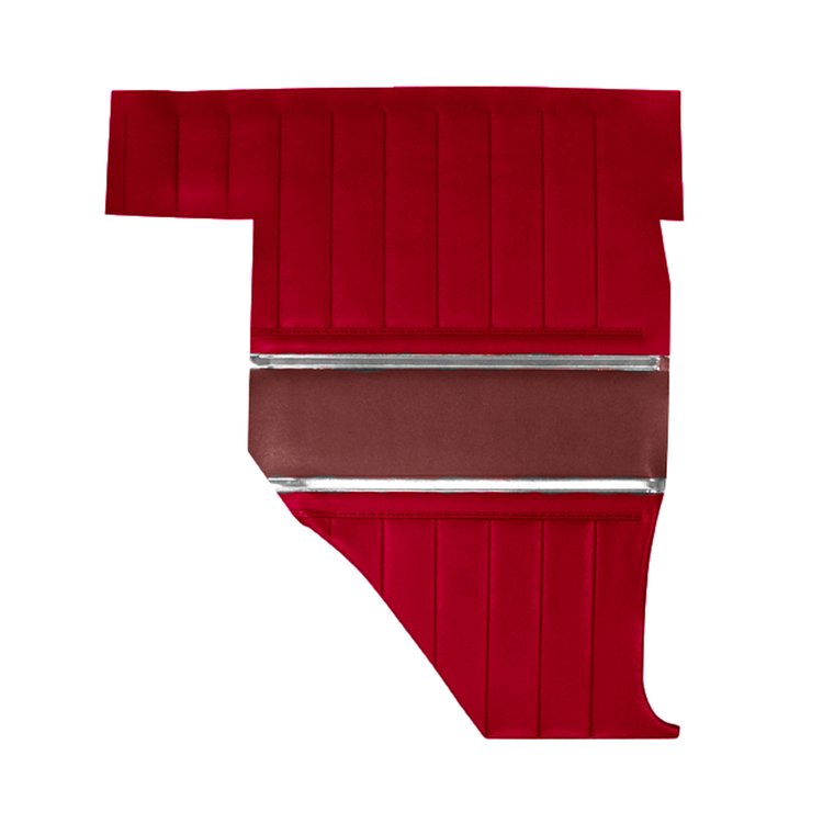 DO65CW00060537 65 CORONET 440 CONV. REAR PANELS - MET MAROON/MED RED