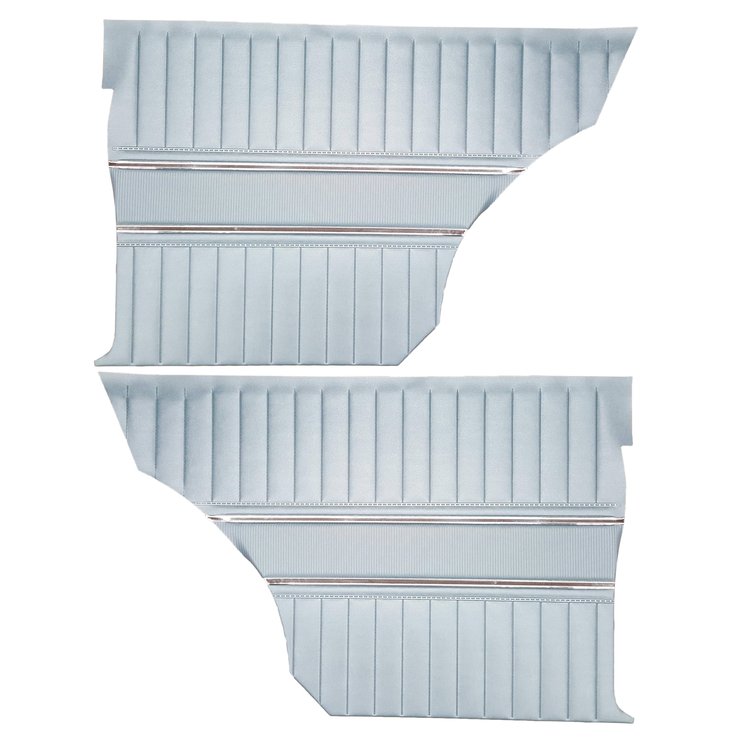 DO65CW00080314 65 CORONET 440 HARDTOP REAR PANELS - METALLIC BLUE