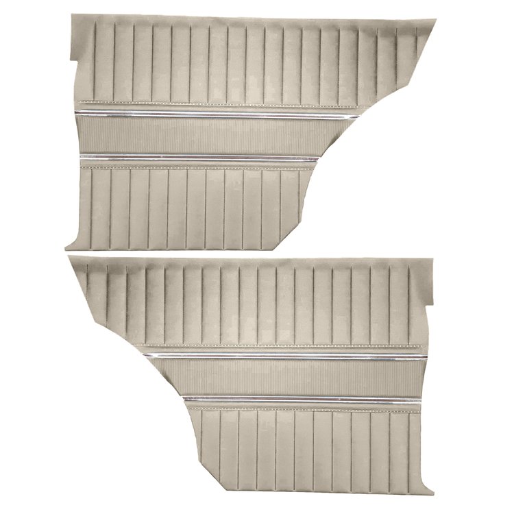 DO65CW00080610 65 CORONET 440 HARDTOP REAR PANELS - METALLIC FAWN