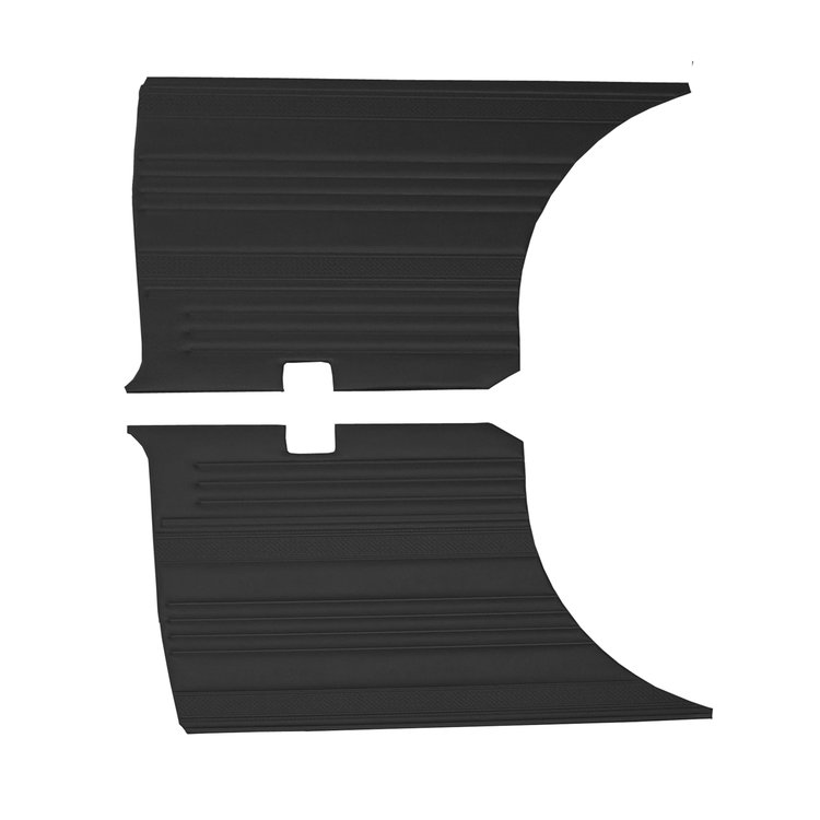 DO66CB00070100 66 BARRACUDA REAR PANELS - BLACK
