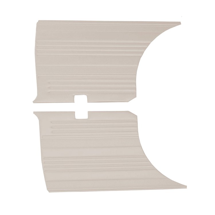 DO66CB00070202 66 BARRACUDA REAR PANELS - PEARL WHITE