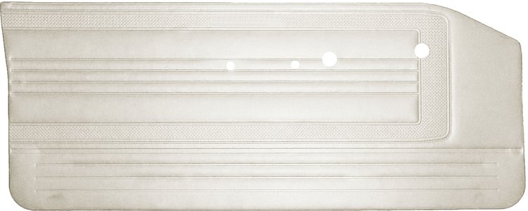 DO66CBV0010202 66 BARRACUDA DOOR PANELS - PEARL WHITE