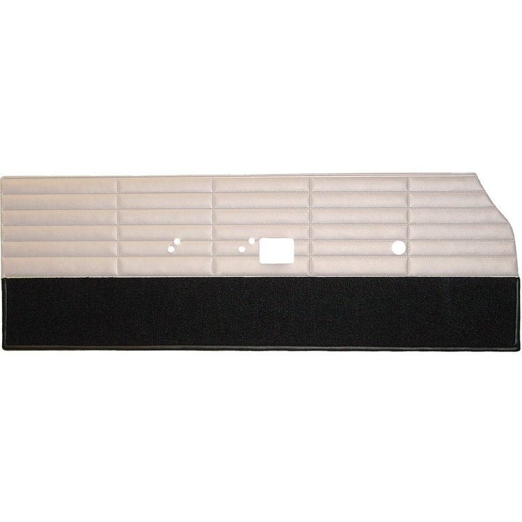 DO66CW0001010001 66 CORONET 500 DOOR PANELS - BLACK W/ BLACK CARPET