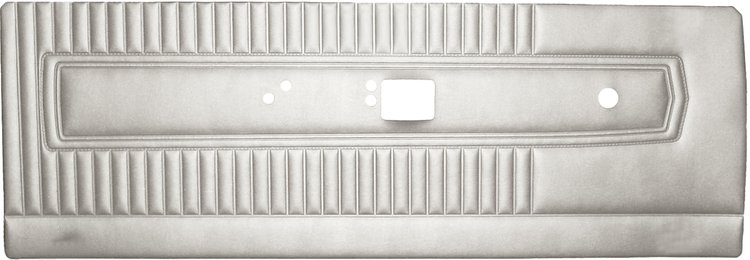 DO67CB00012202 67 BARRACUDA DOOR PANELS - PEARL WHITE