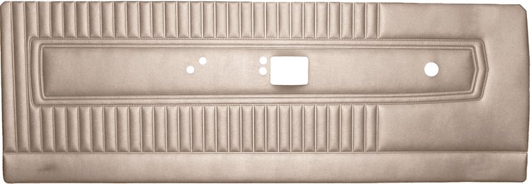 DO67CB00012618 67 BARRACUDA DOOR PANELS - LIGHT GOLD