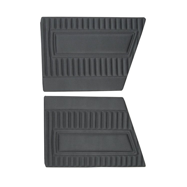 DO67CB00F48100 67 BARRACUDA FASTBACK REAR PANELS - BLACK