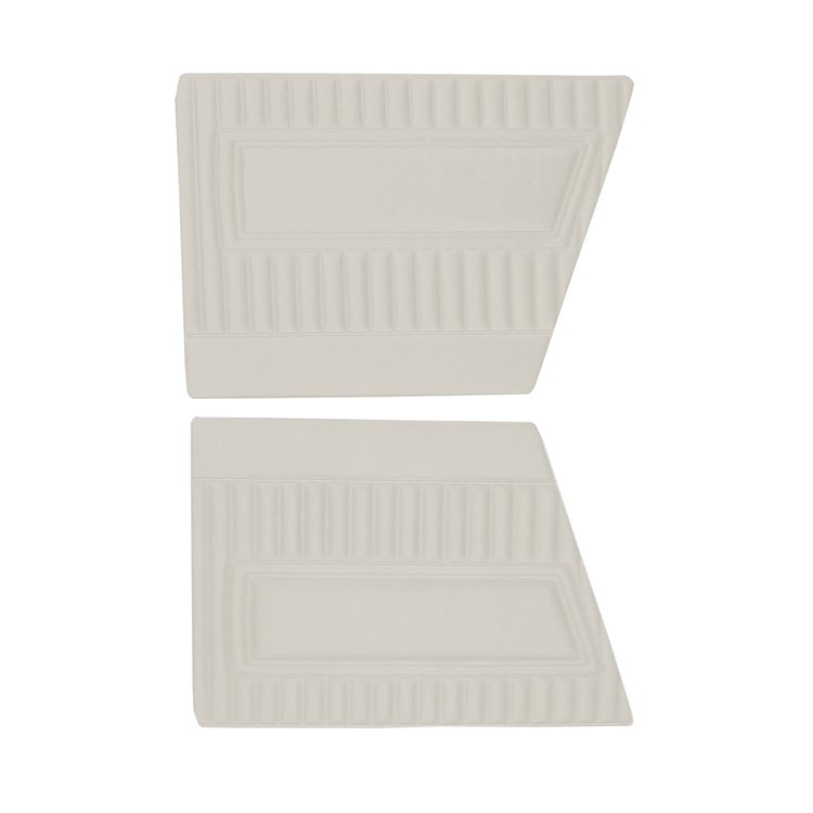 DO67CB00F48202 67 BARRACUDA FASTBACK REAR PANELS - PEARL WHITE