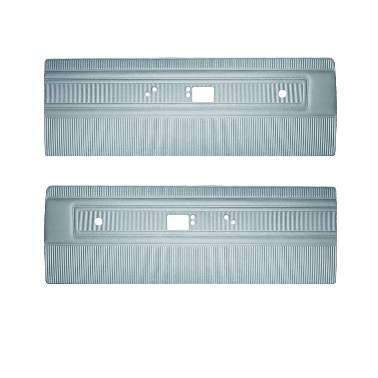 DO67CLV0020318 67 DART/ CANADIAN VALIANT DOOR PANELS - LIGHT MET. BLUE