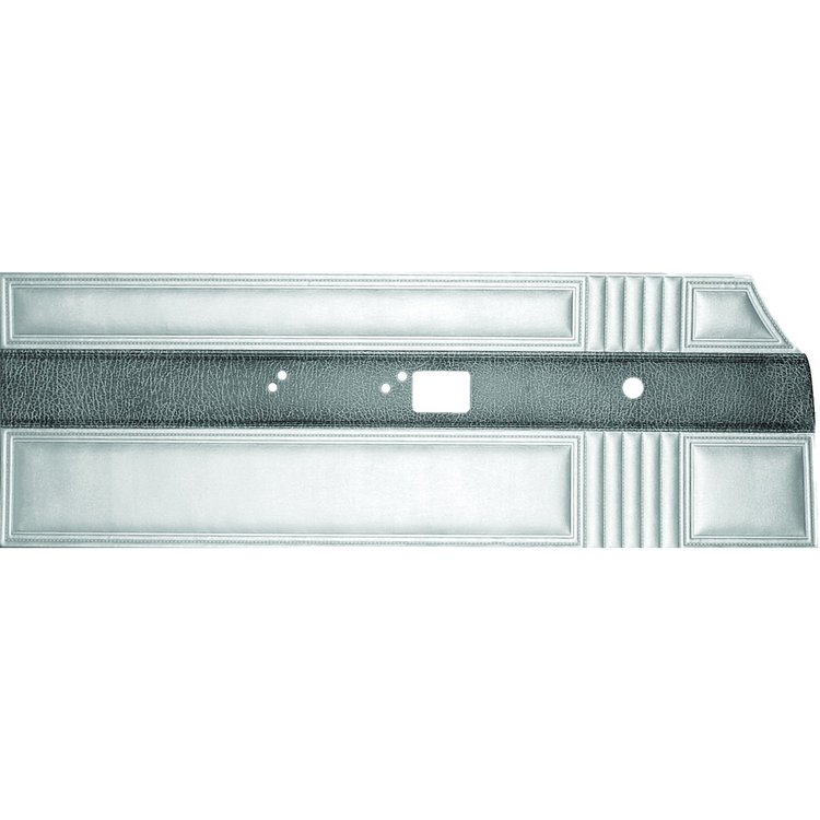 DO67CRBR020107 67 BELVEDERE II SILVER SPECIAL DOOR PANELS - BLK W/SILVER/SLV
