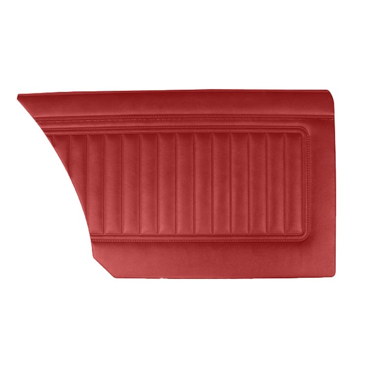 DO67CVS0080520 67 VALIANT SIGNET SEDAN REAR PANELS - MET RED W/ MET RED