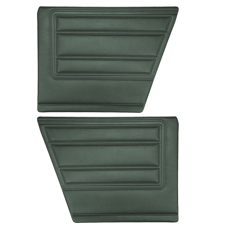 DO68CBS0F48430 68 BARRACUDA STANDARD FASTBACK REAR PANELS - DARK MET. GREEN