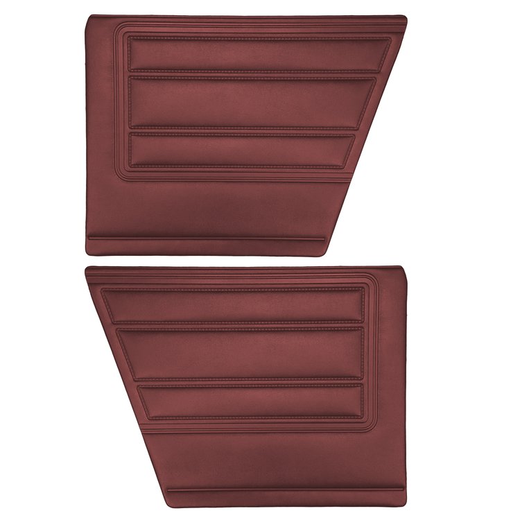 DO68CBS0F48526 68 BARRACUDA STANDARD FASTBACK REAR PANELS - METALLIC MAROON
