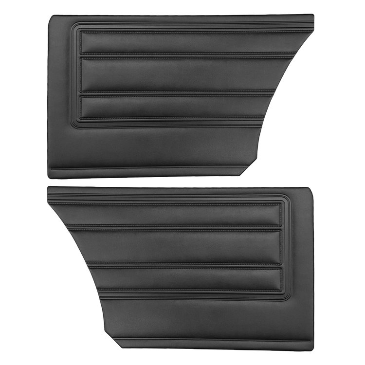 DO68CBS0N48100 68 BARRACUDA STANDARD HARDTOP REAR PANELS - BLACK