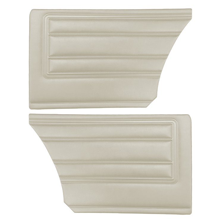 DO68CBS0N48202 68 BARRACUDA STANDARD HARDTOP REAR PANELS - PEARL WHITE