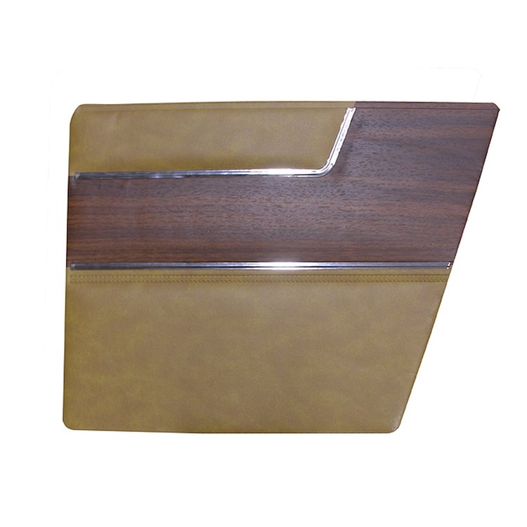 DO69CBD0F40650 69 BARRACUDA DELUXE FASTBACK REAR PANELS - SADDLE