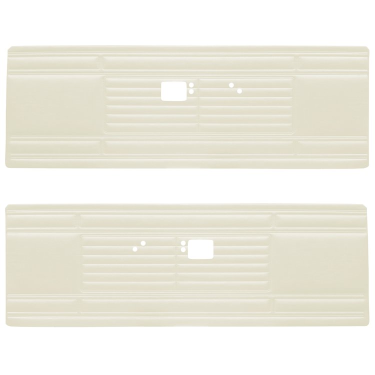 DO69CBS0010200 69 BARRACUDA STANDARD DOOR PANELS - WHITE