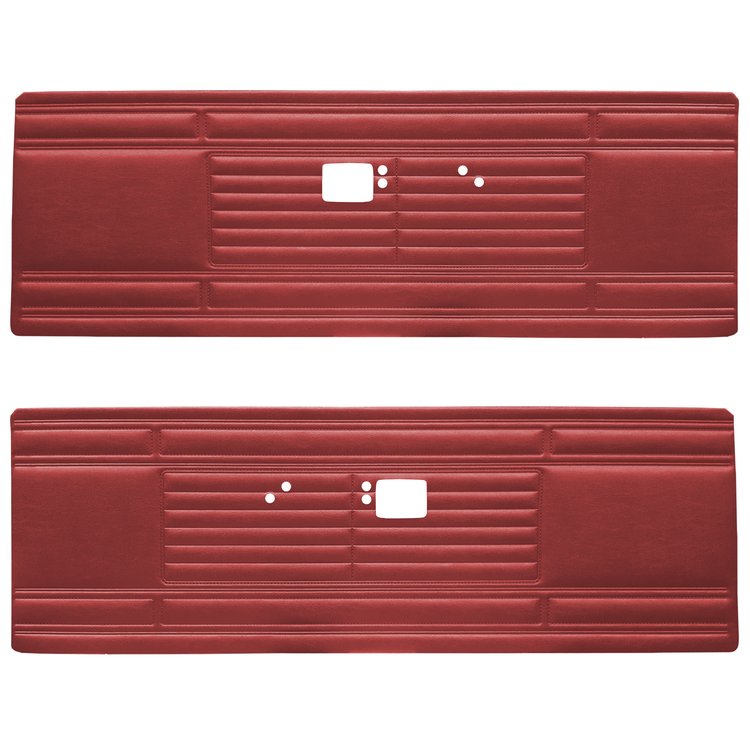 DO69CBS0010528 69 BARRACUDA STANDARD DOOR PANELS - RED