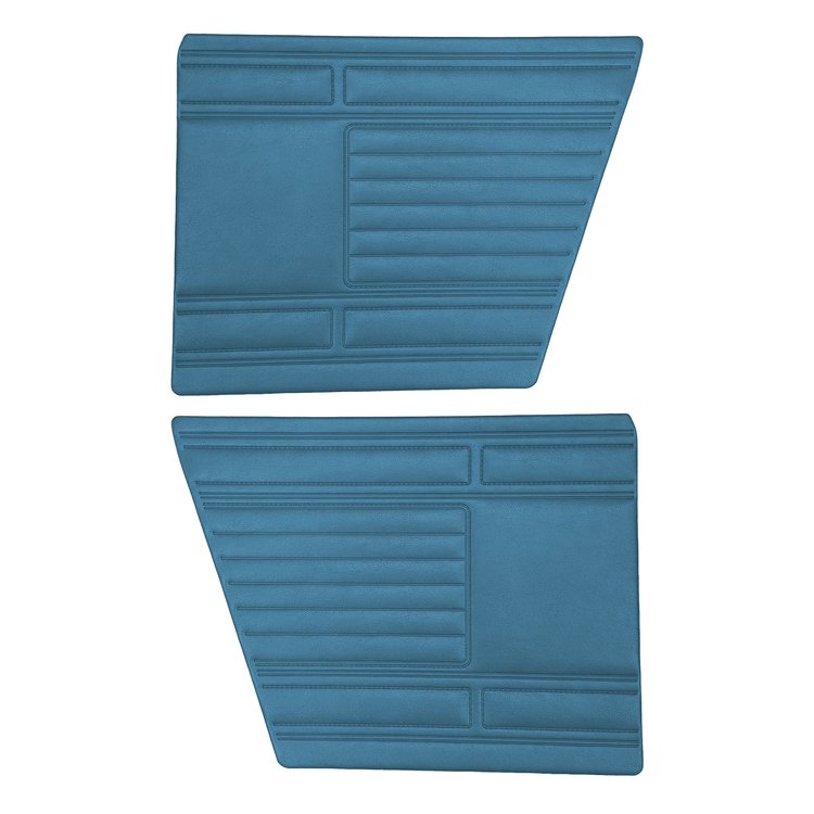 DO69CBS0F48338 69 BARRACUDA STANDARD FASTBACK REAR PANELS - BRIGHT BLUE