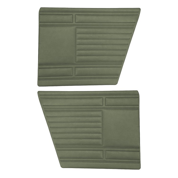 DO69CBS0F48434 69 BARRACUDA STANDARD FASTBACK REAR PANELS - DARK MET. GREEN