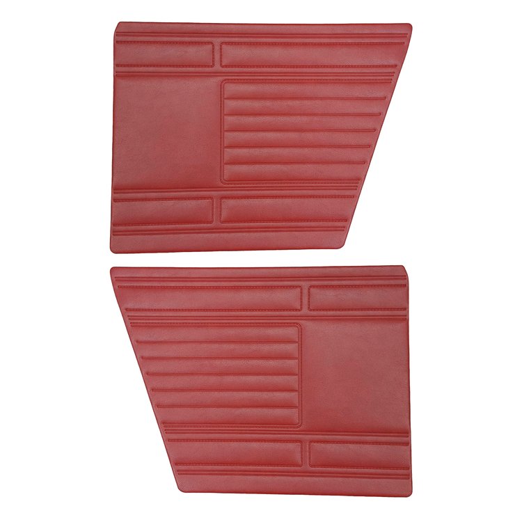 DO69CBS0F48528 69 BARRACUDA STANDARD FASTBACK REAR PANELS - RED