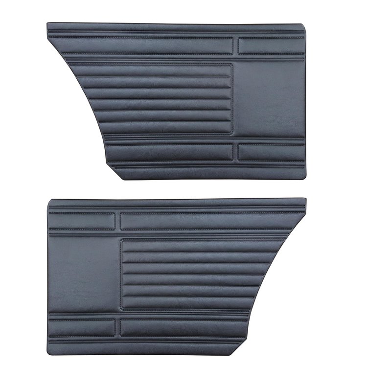DO69CBS0N48100 69 BARRACUDA STANDARD HARDTOP REAR PANELS - BLACK