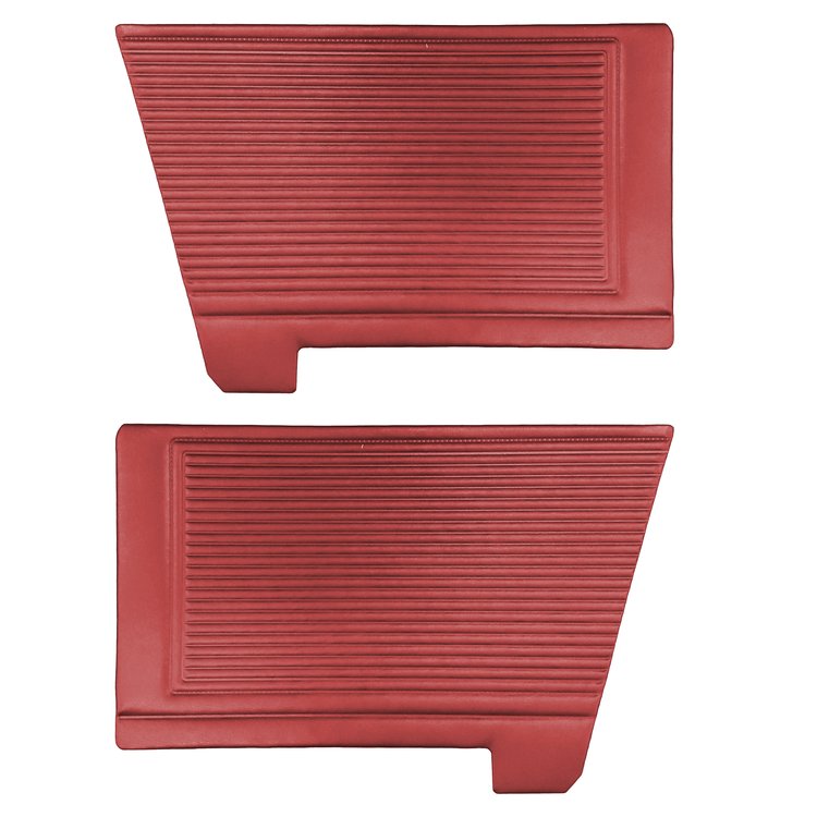 DO69CL00048507 69 DART/GT/GTS/SWINGER BUCKET HTP REAR PANELS - CRIMSON RED