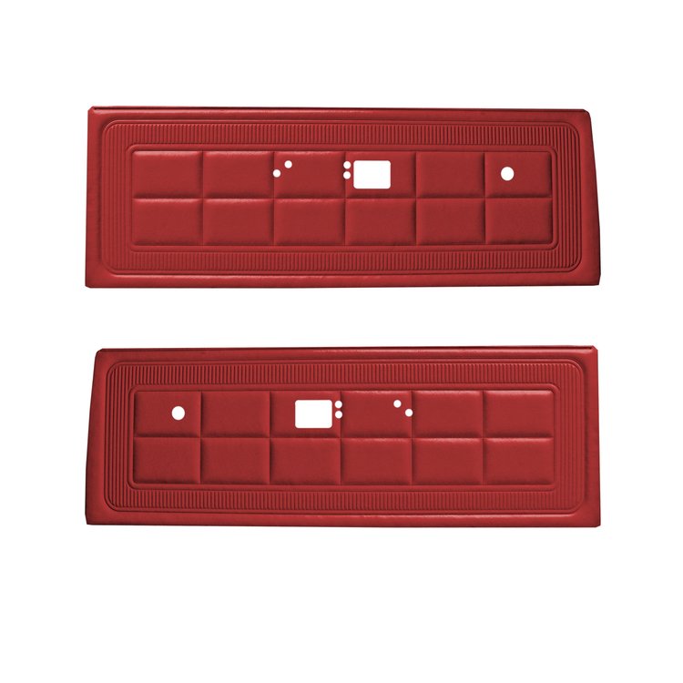 DO69CLU0020528 69 DART CUSTOM FRONT DOOR PANELS - RED