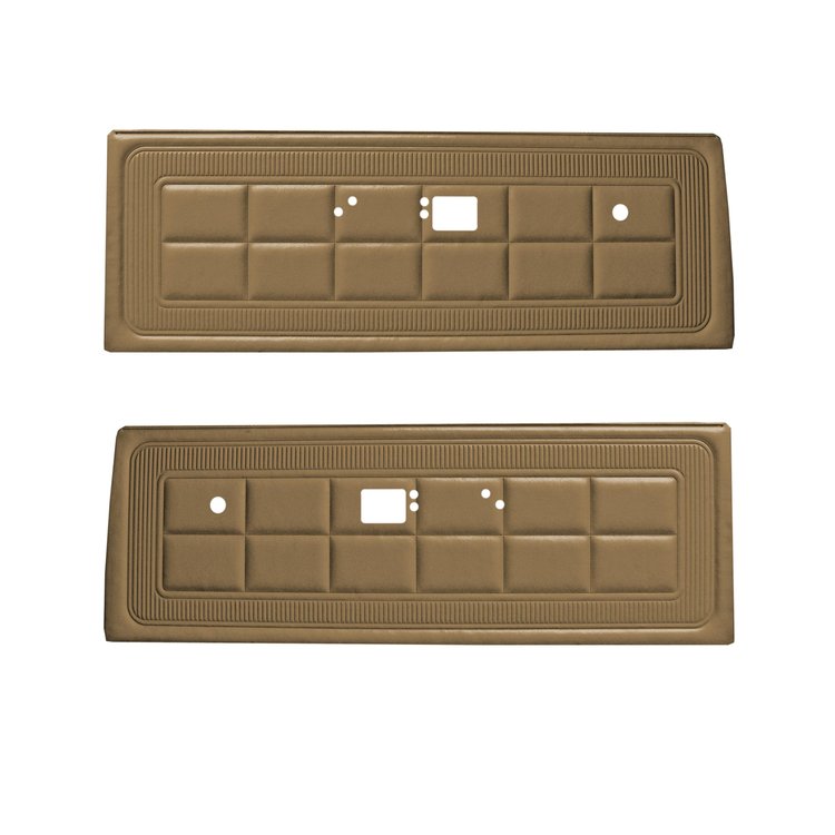 DO69CLU0020650 69 DART CUSTOM FRONT DOOR PANELS - SADDLE
