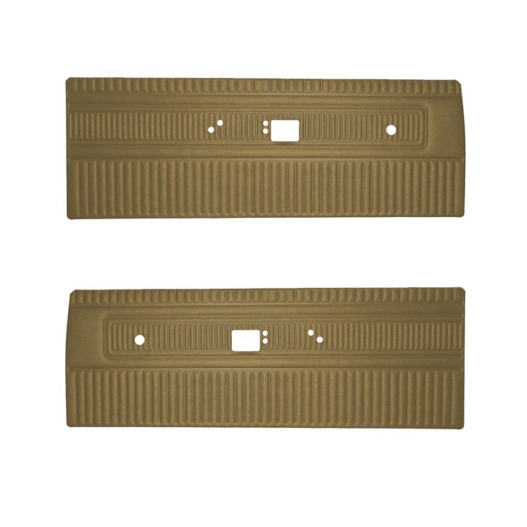 DO69CLV0012650 69/70 VALIANT/DART/SWINGER BENCH FRONT PANELS - SADDLE