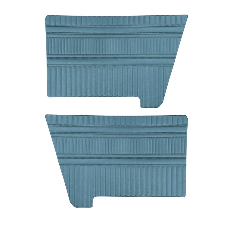 DO69CLV0048332H1 69/70 VALIANT/DART SWINGER HTP REAR PANELS - LT MET BLUE