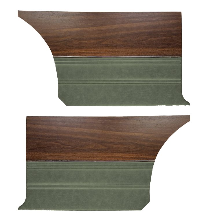 DO69CR00040434 69 SATELLITE SPORT/GTX BUCKET HTP REAR PANELS - DK MET GREEN