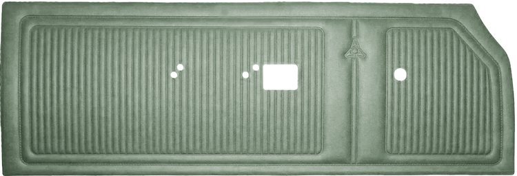DO69CW00020432 69 CORONET 440/SUPERBEE DOOR PANELS - LIGHT METALLIC GREEN