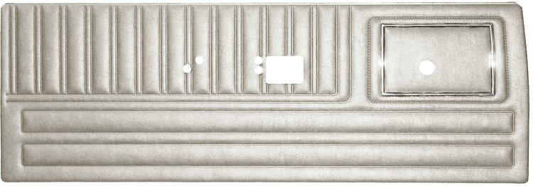 DO70CLDC012200 70 DUSTER BUCKET/BENCH FRONT PANELS - WHITE