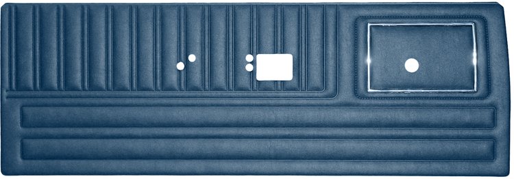DO70CLDC012330 70 DUSTER BUCKET/BENCH FRONT PANELS - DARK METALLIC BLUE