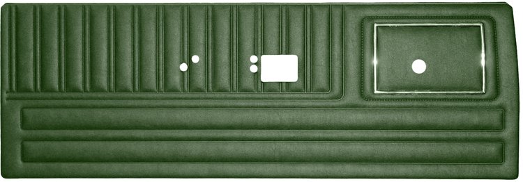 DO70CLDC012434 70 DUSTER BUCKET/BENCH FRONT PANELS - DARK METALLIC GREEN