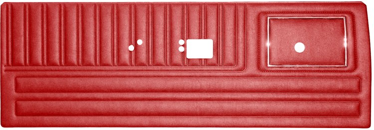 DO70CLDC012550 70 DUSTER BUCKET/BENCH FRONT PANELS - RED