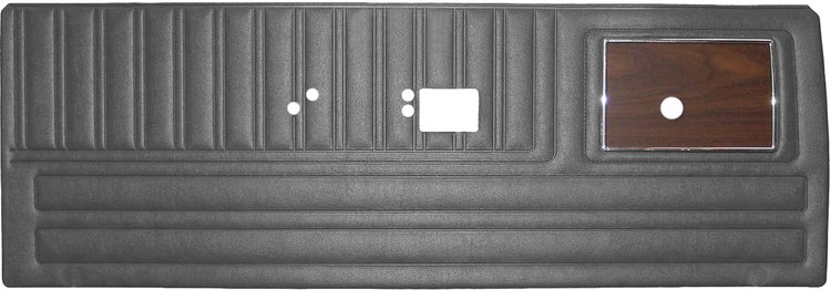 DO70CLDW012100 70 DUSTER BKT/BENCH W/CHROME FRONT PANELS - BLACK