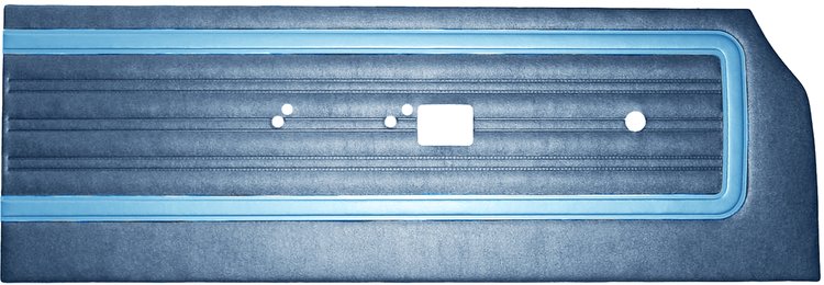 DO70CRD0020367 70 SATELLITE/RR BENCH FRONT PANELS - BRIGHT BLUE/DM BLUE