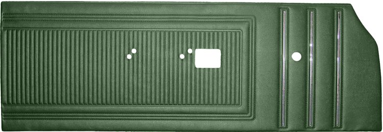 DO70CWD0012434 70 CORONET 440/SUPERBEE DOOR PANELS - DARK METALLIC GREEN
