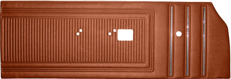DO70CWD0012540 70 CORONET 440/SUPERBEE DOOR PANELS - BURNT ORANGE