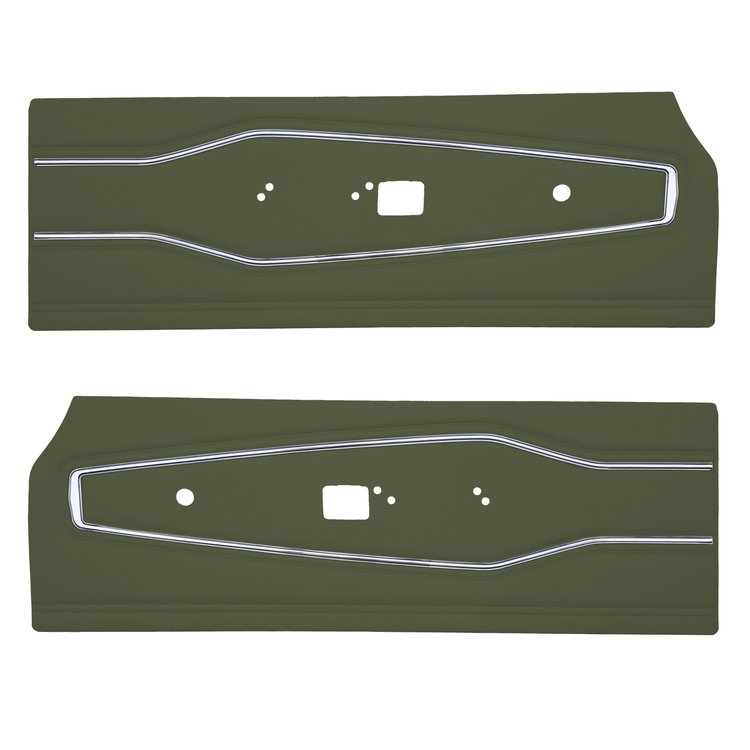 DO70CXS0012434 70 CHARGER/CHARGER R/T & 500 DOOR PANELS - DARK MET. GREEN