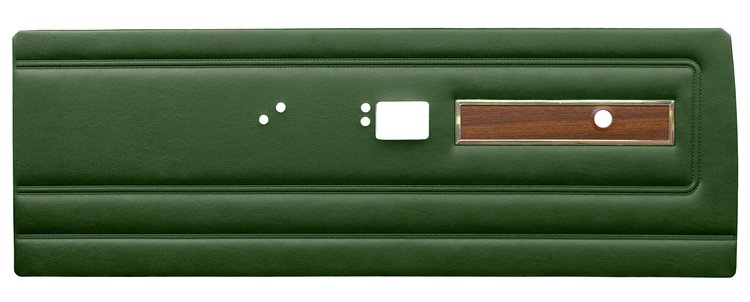 DO71CLD0012452 71 DUSTER/VALIANT/DEMON BENCH FRONT PANELS - MED MET GREEN