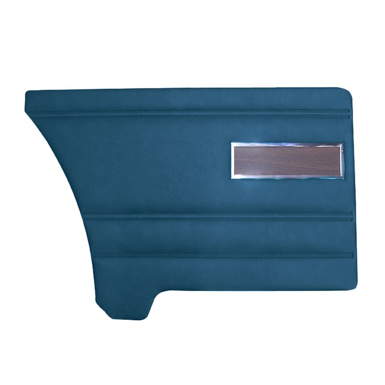 DO71CLD0048330F1 71 DUSTER /DEMON BENCH REAR PANELS - DK MET BLUE